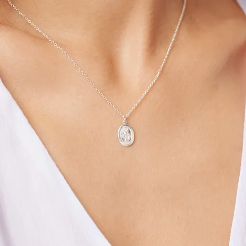 Vista 5 de BENIQUE Collar delicado para mujeres y niñas plata de ley 925 maciza o metales rellenos de oro de 14 quilates cadena fina colgante significativo