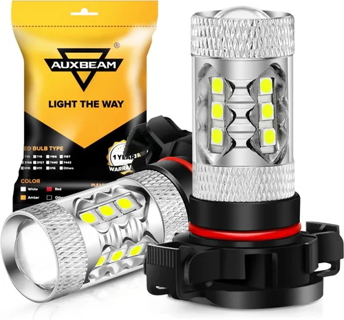 Vista 4 de Auxbeam H 11 Luz antiniebla, Azul hielo