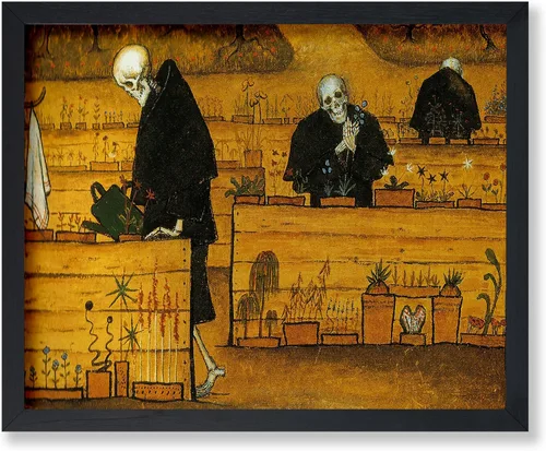 Vista 28 de Poster Master Póster de fotografía vintage, impresión gótica retro, regalo para artista, amigo, Halloween, familia espeluznante, disfraz extraño