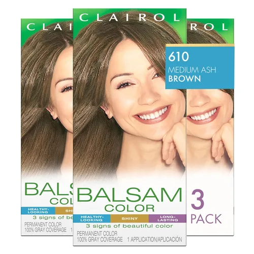 Vista 10 de Clairol Balsam - Tinte permanente para el cabello, marrón oscuro 020, paquete de 1 unidad