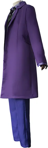 Vista 8 de Joker - Disfraz de caballero para cosplay, camisa y chaleco, traje completo para adultos