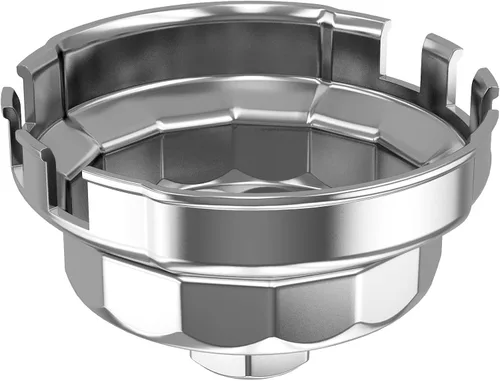 Vista 4 de Llave de filtro de aceite de 14 flautas de 2.520 in para vehículos Toyota, Lexus y Scion 2.5L - 5.7L, herramienta de extracción de tapa de filtro