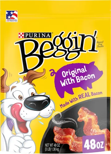 Vista 13 de Purina Beggin' Tiras con Carne Real de Golosinas para Perros con Sabores a Tocino y Carne