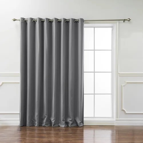 Vista 10 de Best Home Fashion Cortina térmica opaca con parte superior con ojales anchos Gris