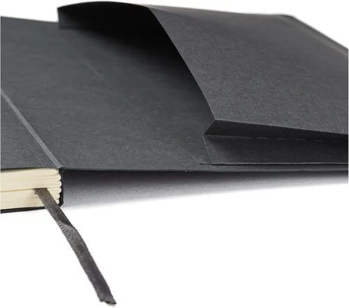 Vista 12 de Fabriano Ispira - Cuaderno de tapa suave, 5.8 x 8.3 pulgadas, A5, forrado, negro