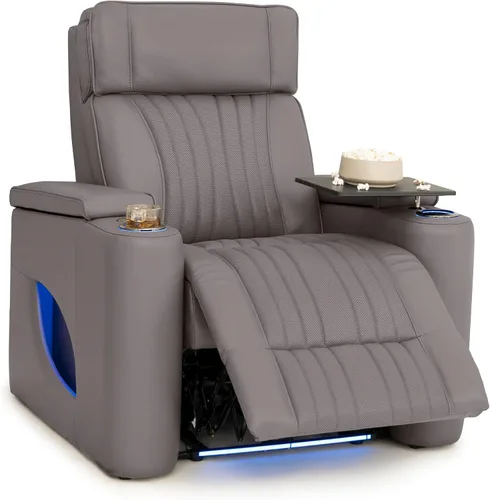 Vista 21 de Seatcraft Valore Asiento de cine en casa Tabaco Sillón Individual