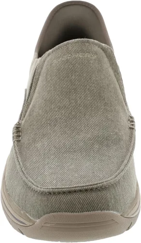 Vista 5 de Skechers USA Expected - Zapatos sin cordones de lona Cayson Moc Toe para hombre
