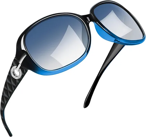 Vista 37 de Joopin Oversized Rectangle Sunglasses UV400 Protection Shades for Women Negro