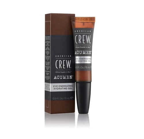 Vista 2 de American Crew Gel hidratante de ojos para hombres, gel energizante sin aceite para minimizar la hinchazón y reducir la sequedad, 0.5 onzas líquidas