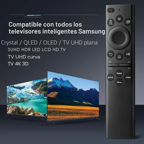Vista 2 de Mando a distancia universal compatible con todos los Samsung TV LED QLED UHD SUHD HDR LCD marco curvado solar HDTV 4K 8K 3D Smart TV Remotes