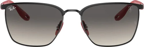 Vista 3 de Ray-Ban Rb3673m Scuderia Ferrari Collection Gafas de sol cuadradas, negro, gris, mate, (Matte BlackGrey Gradient Dark Grey)