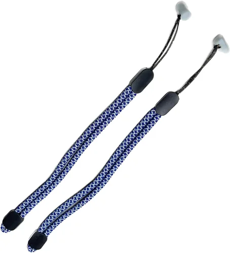 Vista 2 de Improved Replacement Reflective Wrist Straps for Oculus Quest 2 Gen Controller, Sturdy Comfy Adjustable Hand Strap for Oculus, Easy Attach White