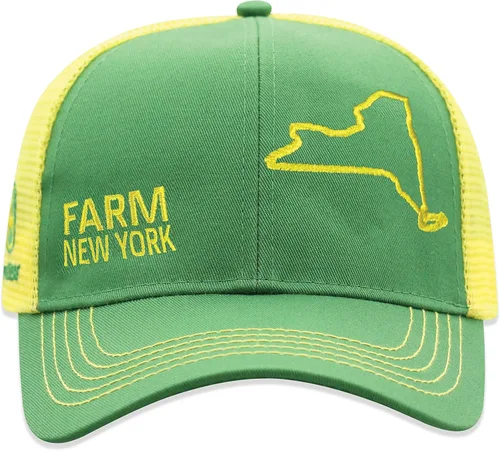 Vista 141 de John Deere Gorra de béisbol con logotipo y malla trasera con contraste, para hombre