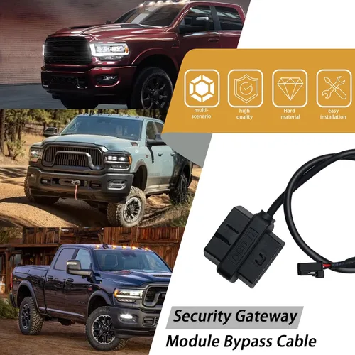 Vista 6 de XTPTFABS SGW Arnés de Derivación de Puerta de Enlace de Seguridad PassThru CAN EOBD OBD OBDII Cable Compatible con Ram Pickup Cummins 2018-2021