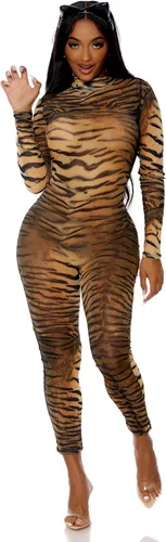 Vista 4 de Forplay Cant Be Tamed - Disfraz de tigre sexy