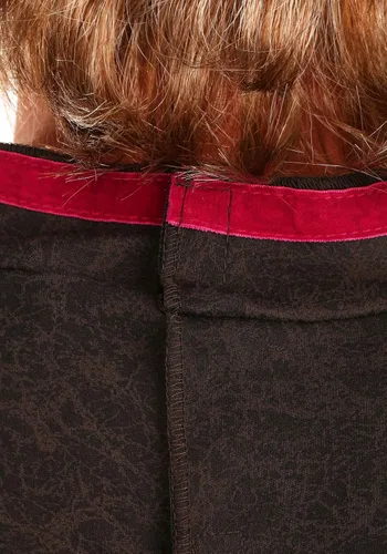 Vista 8 de Disfraz de Kristoff para adultos disfraz de personajes de Disney Frozen para hombre túnica con sombrero cinturón y pantalones y fundas para botas