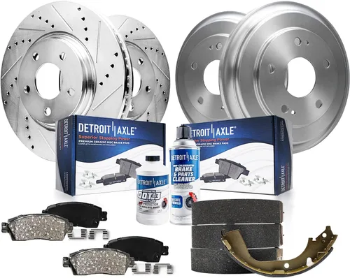 Vista 12 de Detroit Axle - Kit de freno delantero para Ford F-150 2010-2011, Ford Expedition Lincoln Navigator 2010-2021, repuesto de pastillas de freno
