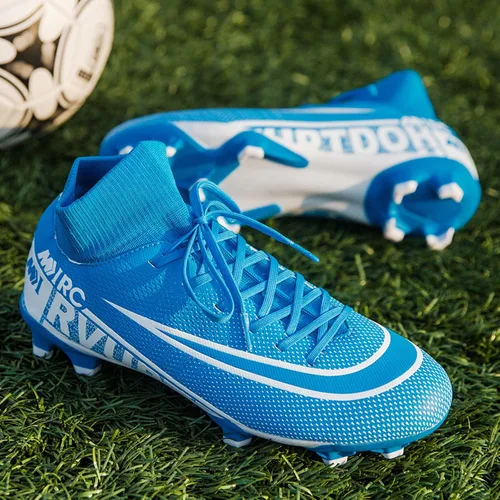 Vista 6 de Qzzsmy Tacos de fútbol para hombre zapatos de fútbol atléticos para caminar tacos Ag para entrenamiento al aire libre