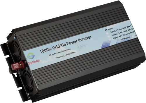 Vista 8 de Inversor solar de lazo de rejilla 500w DC11-28v a AC90-130v para sistema solar 12v