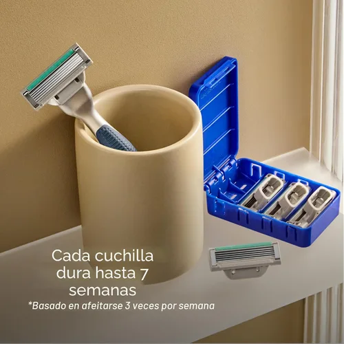 Vista 3 de Harry's Recambios de maquinilla de afeitar Plus - 10 cartuchos de cuchillas
