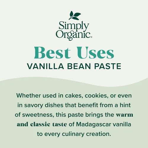 Vista 6 de Simply Organic Pasta de Vainilla en Grano, Orgánica, 2 Onzas Líquidas