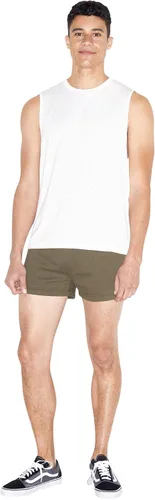 Vista 6 de American Apparel Pantalón corto retro de vellón California para hombre marino