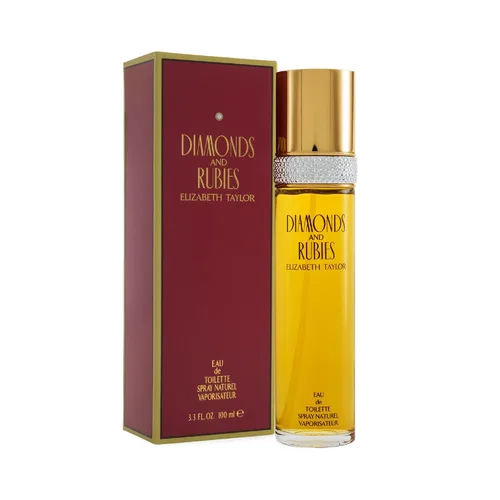 Vista 2 de Elizabeth Taylor Arden - Diamantes y rubíes para mujer, Eau de Toilette en aerosol, 1.7 onzas líquidas