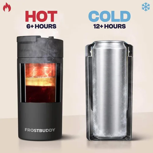Vista 6 de Frost Buddy Enfriador universal de latas, se adapta a 12 y 16 onzas