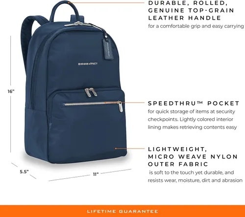 Vista 2 de Briggs & Riley Mochila Rhapsody Essential, marino, Rhapsody - Mochila esencial
