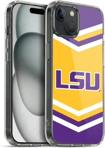 Vista 152 de Head Case Designs Funda de gel suave con licencia oficial de la Universidad Estatal de Louisiana LSU Camou compatible con Apple iPhone 7 Plus/iPhone