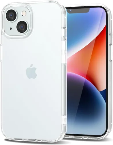 Vista 156 de LoeoeL para iPhone 8 Plus/ 7 Plus Funda Transparente, Funda Híbrida de Teléfono [Plástico Duro y Parachoques de Silicona Suave] Cubierta Protectora