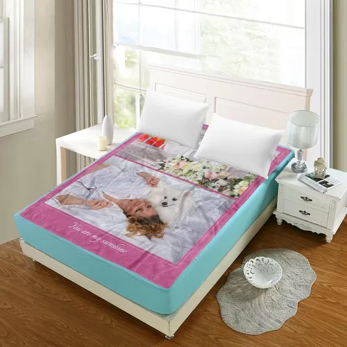 Vista 32 de Manta personalizada con imagen, mantas personalizadas para adultos y niños, manta de fotos personalizable, mantas personalizadas como regalo