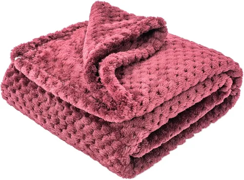 Vista 90 de Manta difusa o manta mullida para bebé, suave y cálida y acogedora manta de lana de coral para niños pequeños, bebés o recién nacidos, para cuna