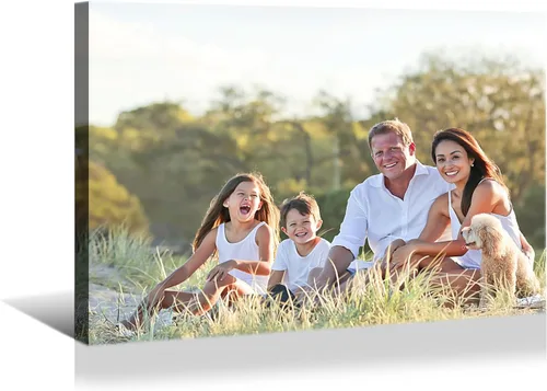 Vista 20 de YONICA Imagen en lienzo personalizada de tus fotos, impresión artística de pared personalizada de 16 x 24 pulgadas para decoración del hogar, lienzo