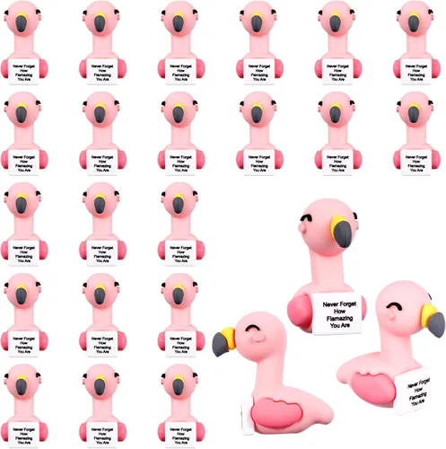 Vista 15 de Gejoy 25 piezas de mini figuras de pato, coloridos regalos motivacionales positivos, decoraciones inspiradoras de animales para graduación