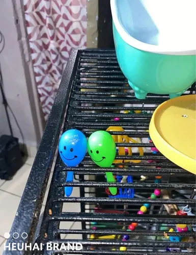 Vista 5 de Juego de 23 piezas de juguete para pájaros con campanas de larga