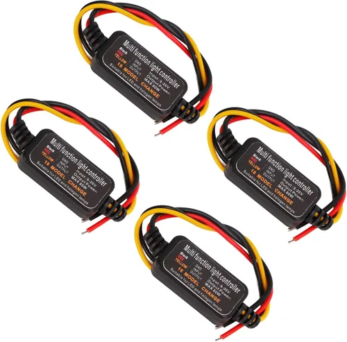 Vista 7 de Controlador estroboscópico de flash LED, 80 W universal DC9‑26 V, 16 modos estroboscópicos, luz de freno, intermitente, módulo estroboscópico de luz