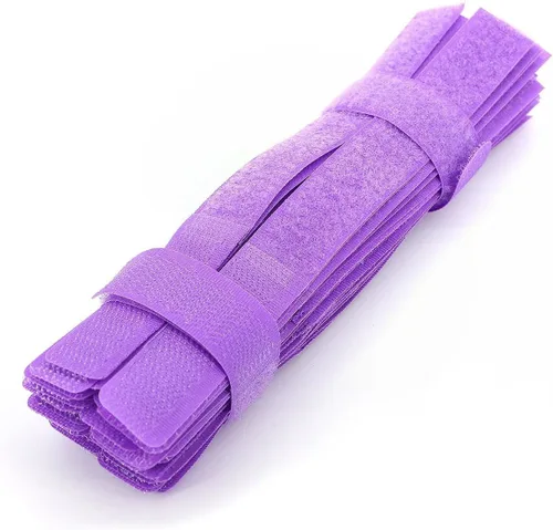 Vista 13 de 50 piezas, sujetacables reutilizables, organizador de cables, sostén de cables, 17,8 cm (multicolor2)