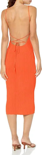 Vista 2 de NIA Vestido de punto con espalda abierta para mujer