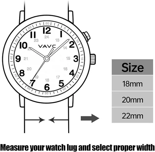 Vista 6 de Banda de reloj de silicona suave