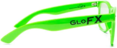 Vista 3 de GloFX Ultimate Diffraction Glasses - 3D Prism Rainbow Effect - Great Edm, Concert, and Rave Accessory