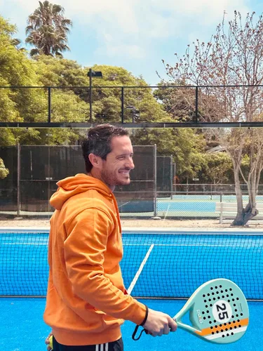 Vista 6 de Pala de pádel Mónaco Carbon Soft - Mint PALA, pala Lite con fibra de carbono, ideal para principiantes