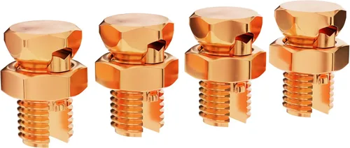 Vista 11 de Tamaño #2 - Perno dividido de conexión a tierra – Conector de perno dividido de resistencia superior número 2 para conductores de cobre – Edición