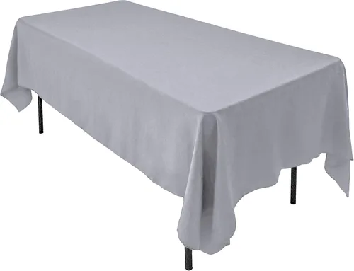 Vista 33 de AK TRADING CO. Mantel rectangular de poliéster de 60 x 102 pulgadas, fabricado en Estados Unidos, resistente a las arrugas, ignífugo, duradero