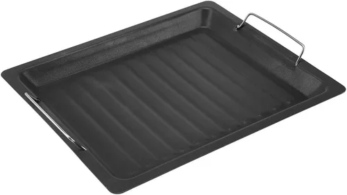 Vista 9 de BORDSTRACT Sartén para barbacoa, parrilla antiadherente para estufa, sartenes de acero inoxidable para estufas para filetes fritos, tocino, olla