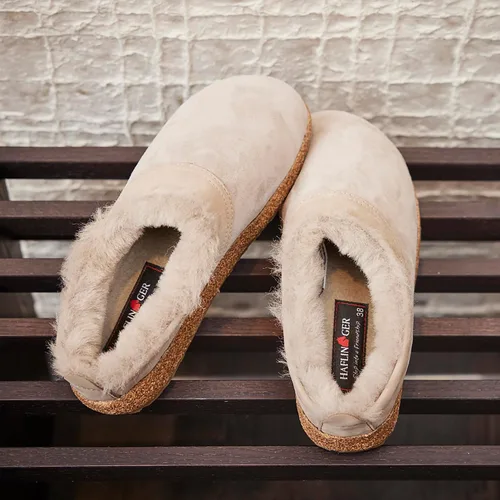 Vista 7 de HAFLINGER Snowbird - Zuecos de piel de cordero unisex