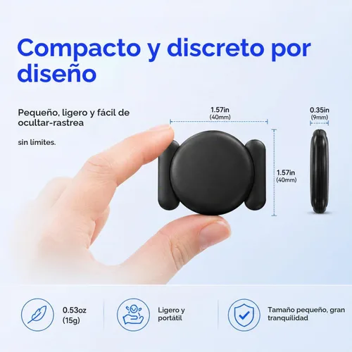 Vista 8 de Rastreador GPS para Vehículos, Rastreador de Automóvil Magnético Impermeable, Sin Cuotas Mensuales, Rastreador GPS Mini Portátil para Autos