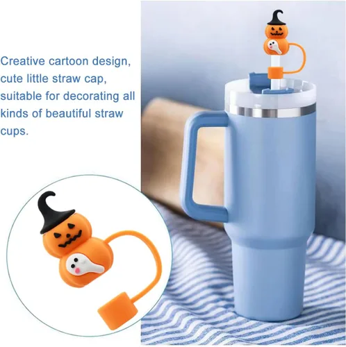 Vista 4 de Stanley - Tapa de popote para tazas, compatible con vasos de 30 y 40 onzas, puntas de popote reutilizables y cubiertas (2 unidades A)