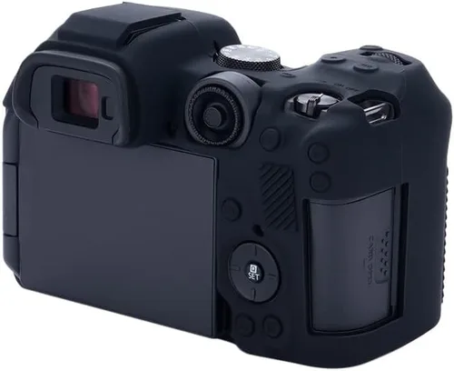 Vista 5 de Rieibi EOS R7 Funda De Cámara, Funda De Silicona Para Canon Eos R7 Cámara Digital, Cubierta Protectora De Silicona Para Canon R7 - Negro