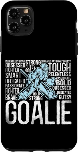 Vista 13 de Funda de portero vintage de portero de hockey sobre hielo para iPhone 17